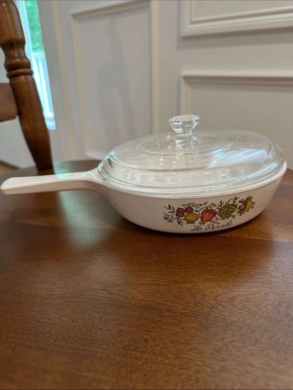 VTG Spice of Life Corning Ware Le Persil 6.5” Menuette Pan with Lid P-83-B